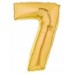 Number Balloons (Gold/Silver color)